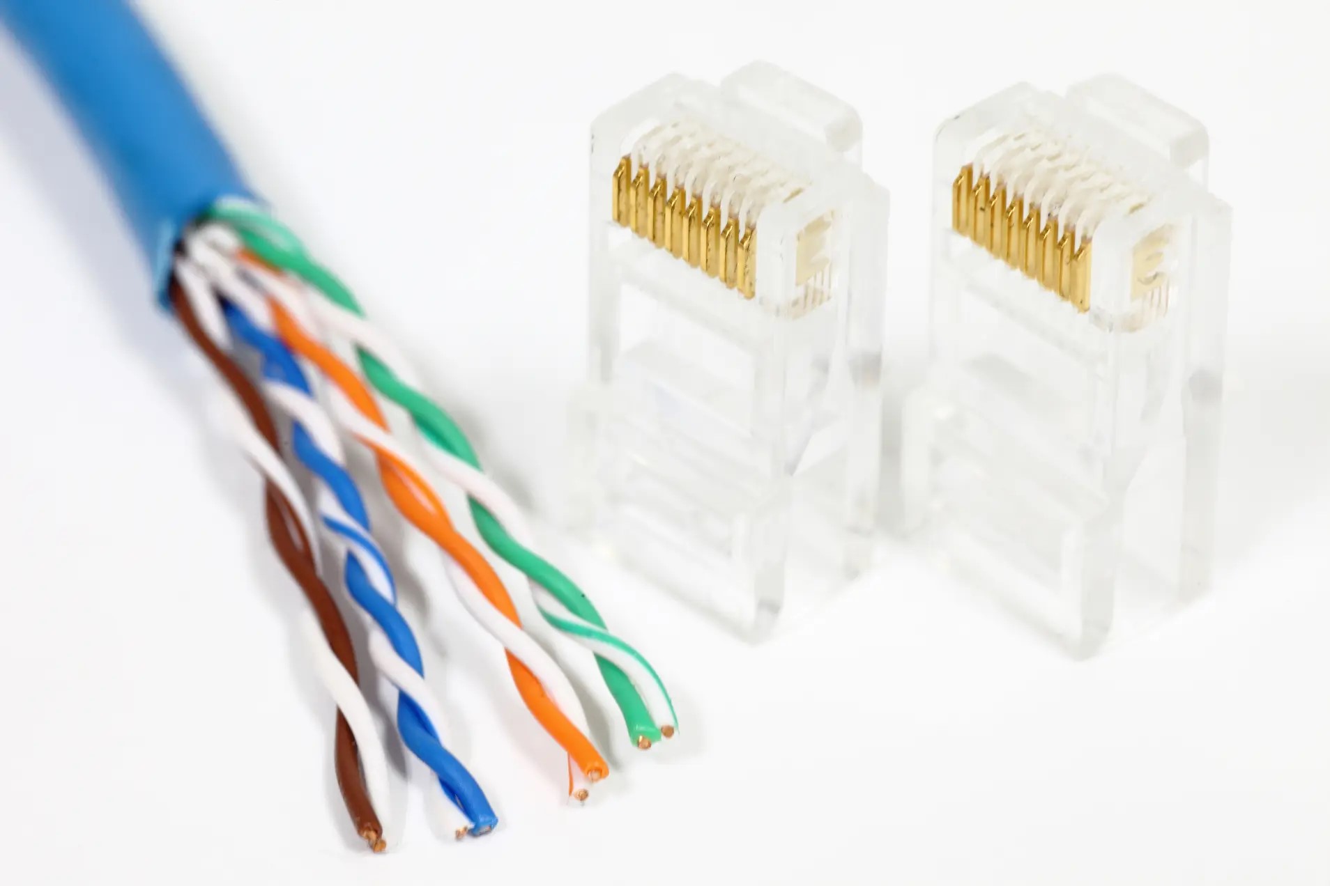 Схемы обжима RJ-45 (8P8C)